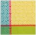 Durable Woven Jacquard 100% Cotton Dandelion Yellow Tablecloth 54x90 Inches