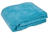 Snuggle Touch AMAZING Warm Fleece Throw 140x200cm Peacock