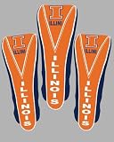 Illinois Fighting Illini 3 Driver Head Cover Set