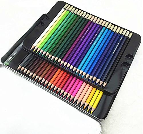 Water-soluble colored pencils advanced color, noise Secret Garden easy to color glazed colored pencil art, 48 kinds of colors