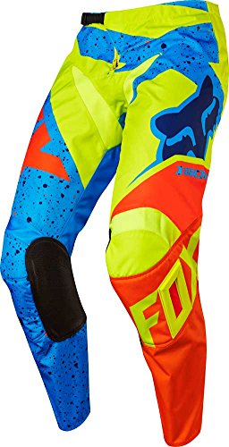 Fox Racing 2017 Youth 180 Nirv Pant Yellow/Blue 28