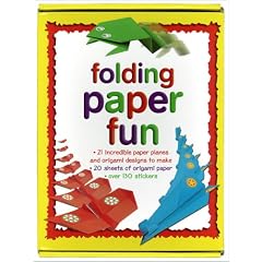 Folding Paper Fun [With Stickers and Origami Paper and 2 Paperback Books]
