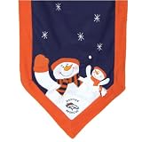 Denver Broncos Snowman Table Runner