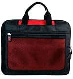 Arnova 10G2 501766 10 inch Tablet Red and Black Zipper Notebook Bag Case bundle with Tablet Stylus