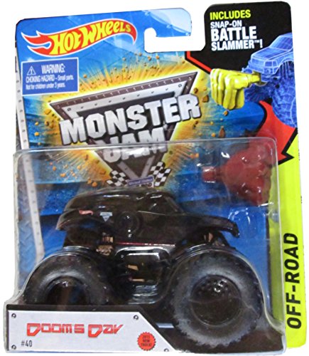 Hot Wheels Off-Road Monster Jam Doom's Day #40 with Battle Slammer