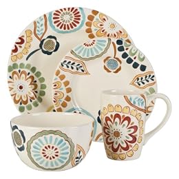 Zinnia Round 16-pc. Dinnerware Set