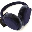 Winter Fuzzy Ski Earmuff Ear Warmer Adjustable Navy Blue