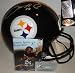 Santonio Holmes Autographed/Hand Signed Pittsburgh Steelers Authentic Helmet
