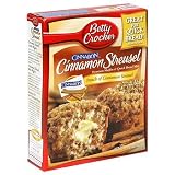 Betty Crocker Premium Muffin Mix, Cinnamon Streusel, 15.2-Ounce Boxes (Pack of 12)