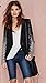 Enlishop Women Fashion Long Sleeve Sequin Leather Blazer Jacket Business