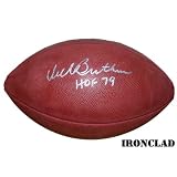 Dick Butkus Signed Wilson NFL Authentic Football w/ HOF 79