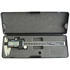 6" DIGITAL CALIPER w/Extra-Large LCD Screen Instantly Converts SAE&METRIC Stainless Steel