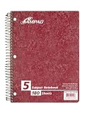 WIREBOUND NOTEBOOK 5 SUBJECT