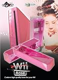 socle Wii base chrome rose Wii