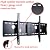 VideoSecu Tilt TV Wall Mount for Most 32"-65" LCD LED Plasma TV Flat Screen, Sturdy Steel Wall Plate Free HDMI Cable and 6" Bubble Level M43 from Videosecu