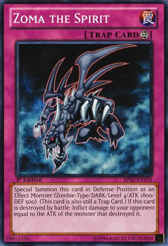 Yu-Gi-Oh! - Zoma the Spirit (BP02-EN194) - Battle Pack 2: War of the Giants - 1st Edition - Common