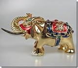 Elephant Jeweled Jewelry Trinket Box J1F3A