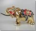 Elephant Jeweled Jewelry Trinket Box J1F3A