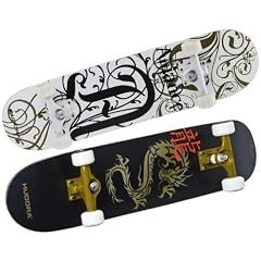Hudora 12730 Skateboard Skill ABEC 7, 100% kanadisches Ahornholz