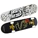 Hudora 12730 Skateboard Skill ABEC 7, 100% kanadisches Ahornholz