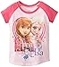Disney Girls' Frozen Anna and Elsa T-Shirt