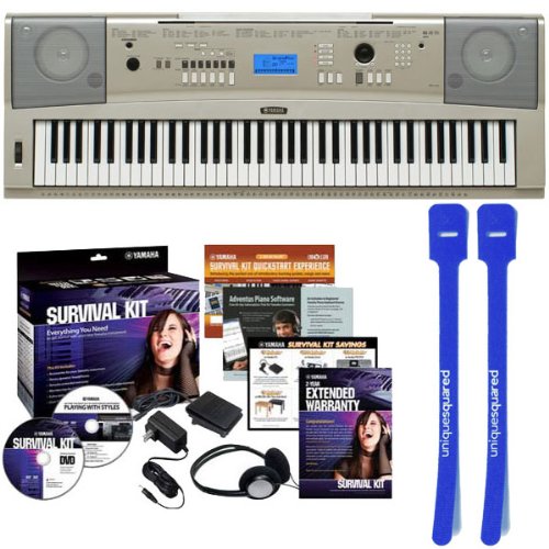 Yamaha YPG-235 76-Key Portable Grand Piano w/ D2 Survival Kit and Cable Ties On Sale