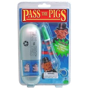 Pass The Pigs Classic Dice Game with Bonus Pig Pen - New Packaging by 