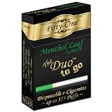 Smoke Anywhere USA Fifty-One, The Duo to go Disposable Electronic Cigarette, 8mg Menthol Light