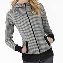 Bench Womens Nine Hole Track Top Black/White