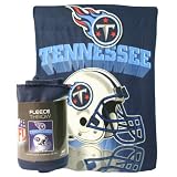 Tennessee Titans "Reflecting Helmet" Lightweight Fleece Blanket (Measures 50" x 60")