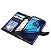Droid Turbo 2 Case, LK Droid Turbo 2 Wallet Case, Luxury PU Leather Case Flip Cover Built-in Card Slots & Stand For Motorola Moto Droid Turbo 2, BLACK