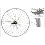 Wheel Master KT-305 Coaster Brake Rear Wheel 26 x 1.75/2.125, Silver, Alloy, 14g SS Spokes, w/ Trim Kit