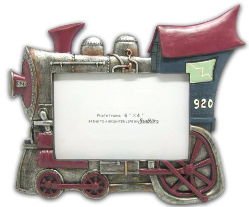 Bollo Regalo Red & Blue Train Photo Frame 6x4" C179020-2B