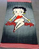Betty Boop Sitting -  Velor Beach Bath Towel