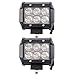 Amazon Off Road Division 2x18P 18W Cree LED Dual Rows Work Light Bar Spot Beam, Ultra Light Weight, Platinum