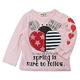 【H28年春物】 CHILD CHAMP(チャイルド チャンプ) SZ天竺長袖てんとう虫Tシャツ 100cm/P NO.C-86161151