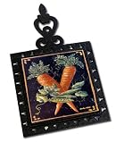 Peas and Carrots Cast Iron Tile Trivet