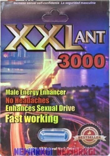 6 Pk XXL ANT Male Energy Enhancer Fast Working Sexual Enhancement Pill 3000