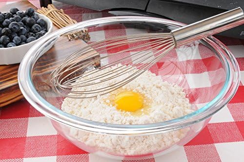 Kitchen Utensils: Egg Whisk, Tongs, Dinner Recipes E-Cookbook, and White Gift Box. Premium Kitchen Tools, Stainless Steel by Classic Ambiance