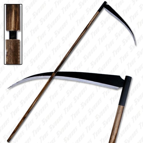 Grim Reaper Sickle, Monster Scythe, Death's Weapon, Large 80 Inches