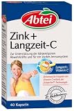 Abtei 6972187 Zink + Langzeit Vitamin C Kapseln
