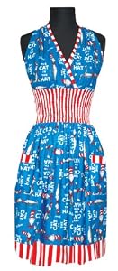 Dr. Seuss in the Kitchen Loretta Apron, Cat in the Hat by Butcher Aprons
