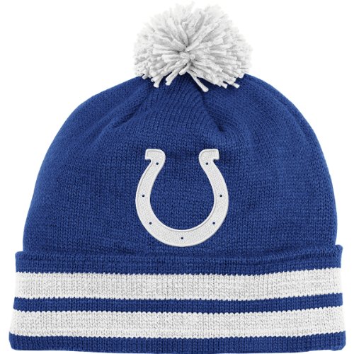 Mitchell & Ness Baltimore Colts Throwback Jersey Stripe Knit Hat One Size Fits All