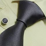 Grey Purple Plain Designer Ties for Men Purple Grey Solid Discount Gifts Discount Silk Neck Tie Cufflinks Set 6484