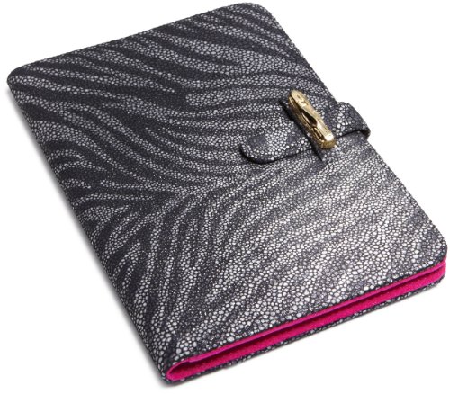 Diane von Furstenberg Kallie Leather Clutch for Kindle (Fits 6″ Display, 2nd Generation Kindle) Zebra Print