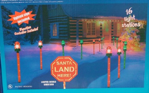 santa runway lights