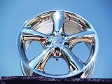 Mercedes-Benz C/CLK-class Sport: Set of 4 genuine factory 17inch chrome wheels