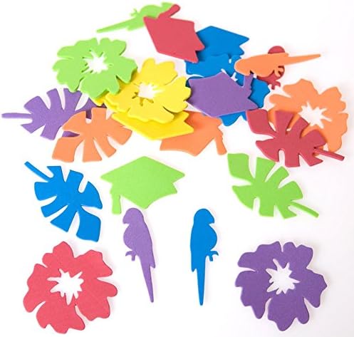 Foam Luau Graduation Confetti