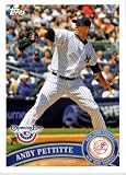 2011 Topps Opening Day Baseball Card #217 Andy Pettitte - New York Yankees&Acirc;&nbsp; - MLB Trading Card&Acirc;&nbsp; In A Protective Screwdown Display Case!
