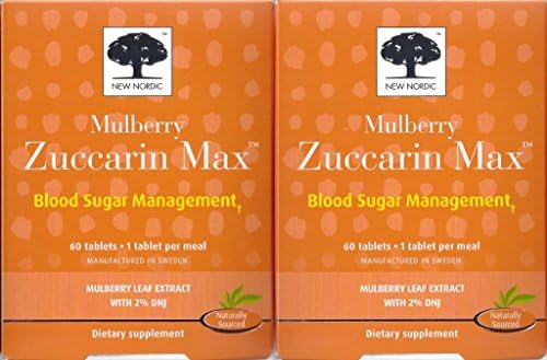 New Nordic Mulberry Zuccarin Max 2 Pack = 120 Tablets